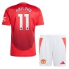 Maglia ufficiale Manchester United Hojlund 11 Casa 2024-25 per Bambino